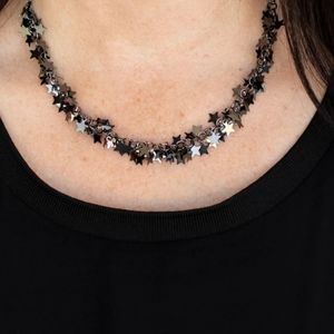 INC Starry Anthem Black Necklace